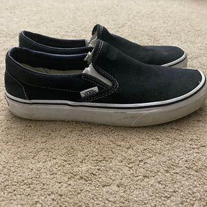 Black Slip-On Vans